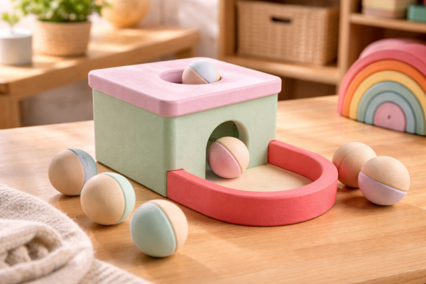 Caja de bolas didáctica