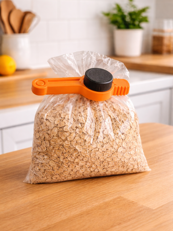 Clip para bolsa con tapa