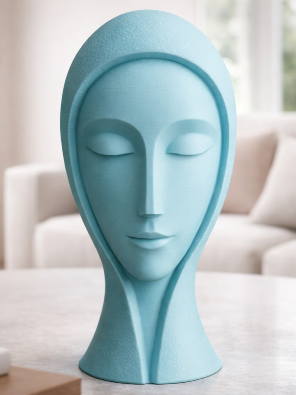 Escultura "Rostro sereno"