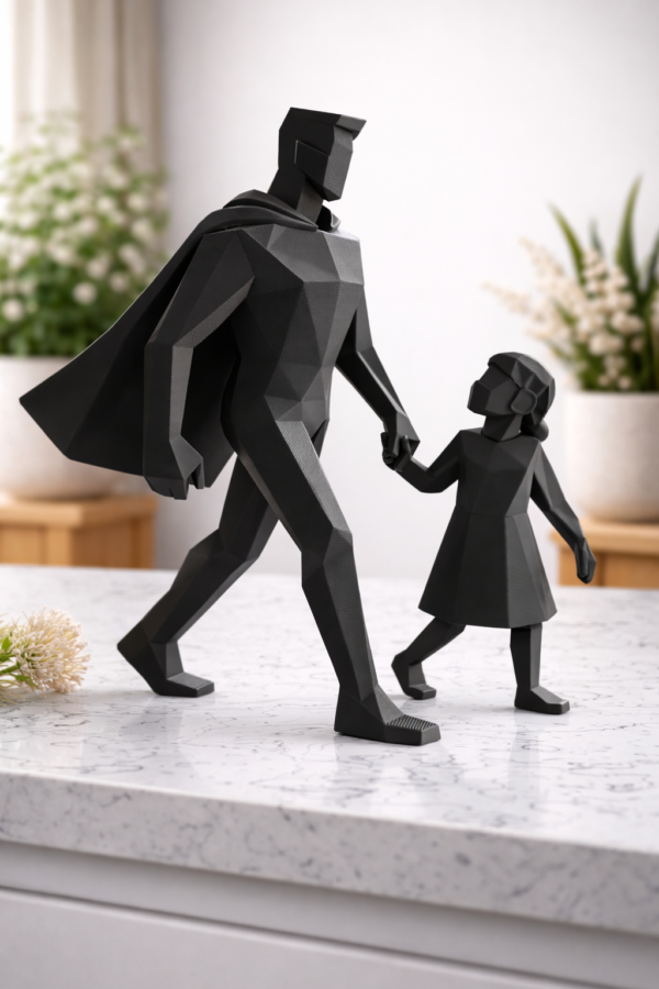 Escultura "Padre e hija"