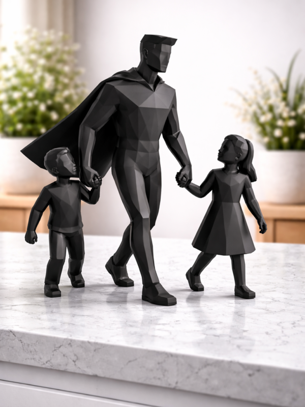 Escultura "Padre e hijos"