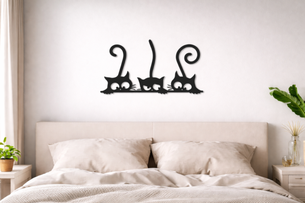 mural gatito Mural motivo "gatitos"
