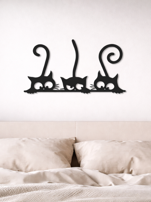 Mural motivo "gatitos"
