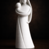 Escultura "Virgen María y niño Jesús"